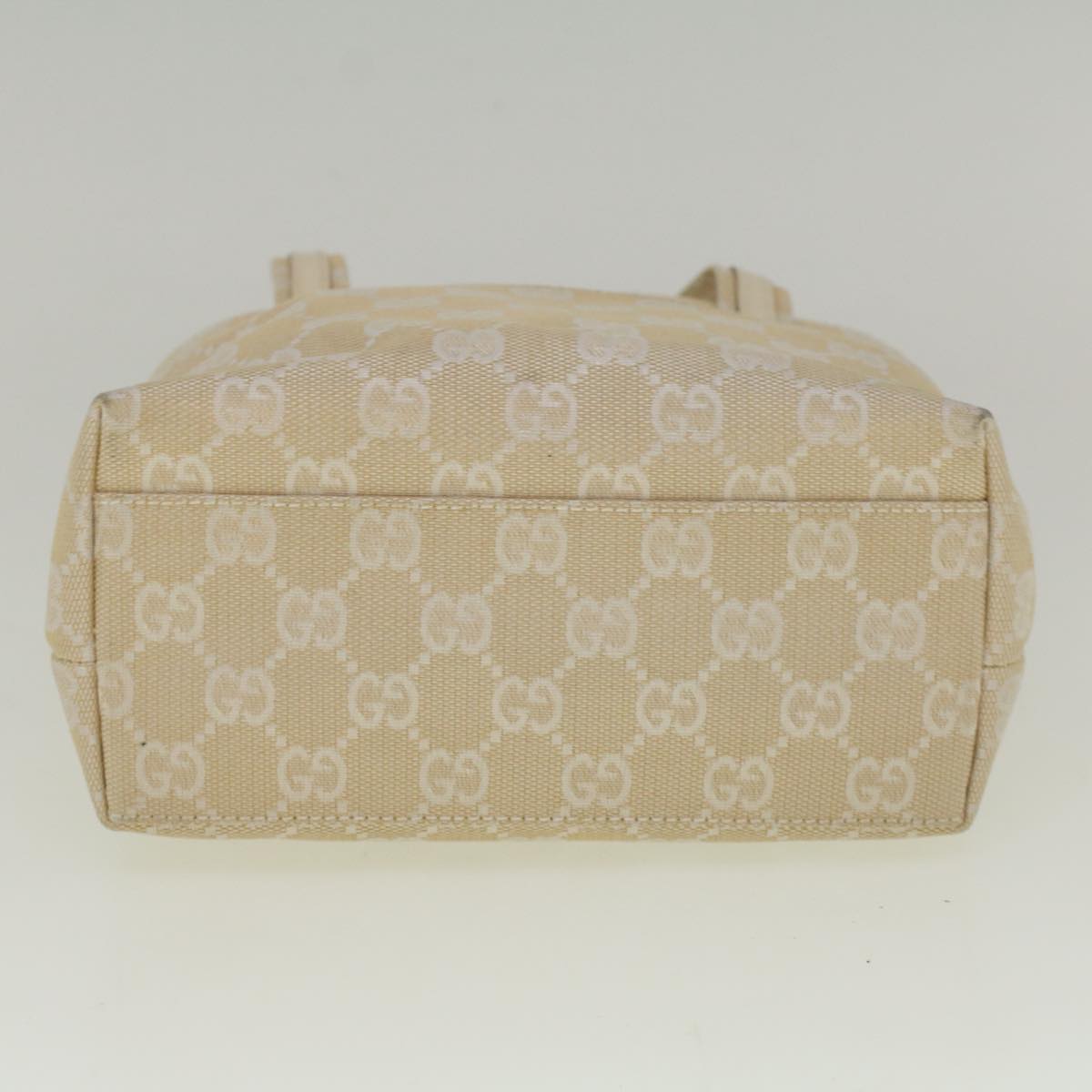 GUCCI GG Canvas Hand Bag Beige 002 1079 001998 Auth 58675