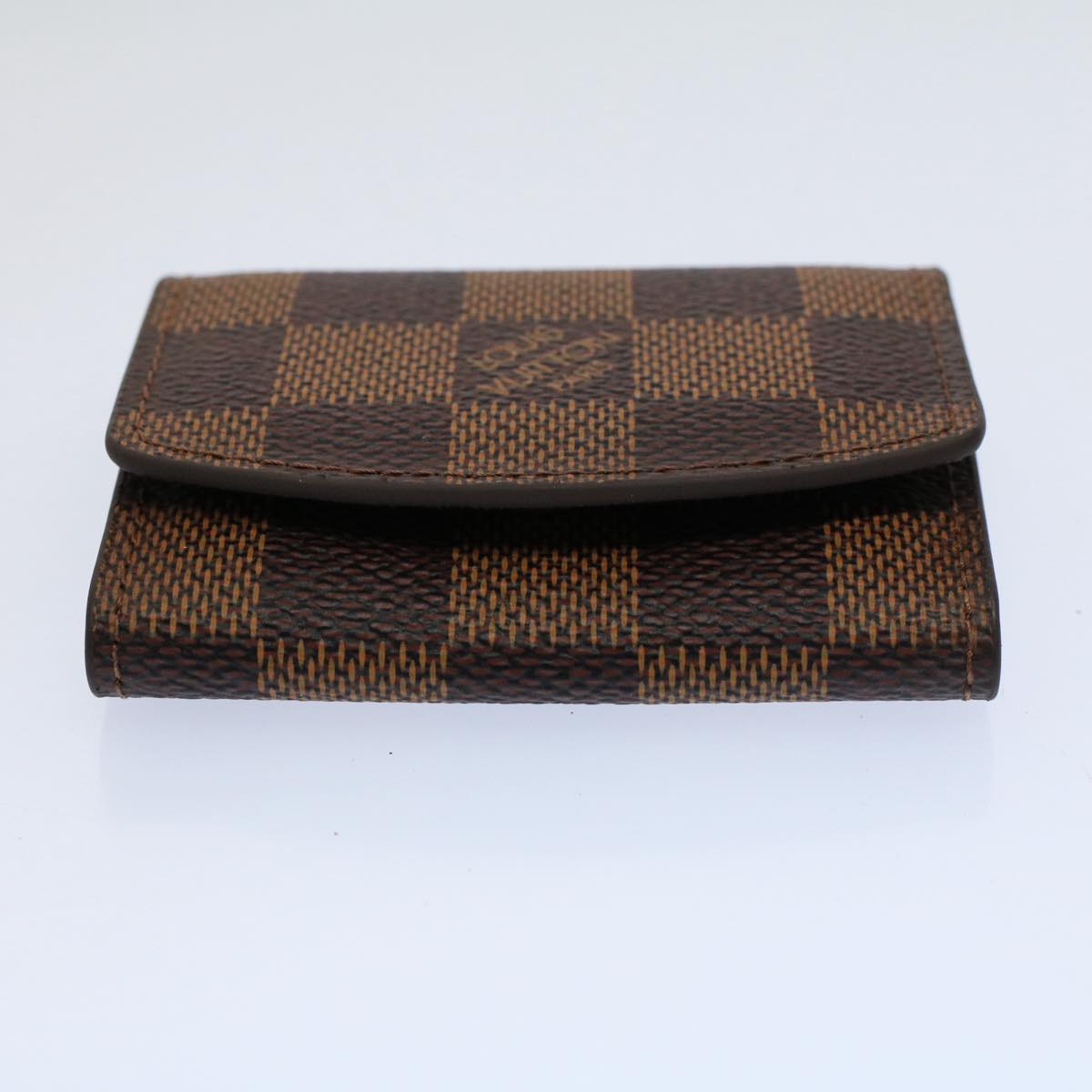 LOUIS VUITTON Damier Ebene Cuff Case Cuffs M64600 LV Auth 58692