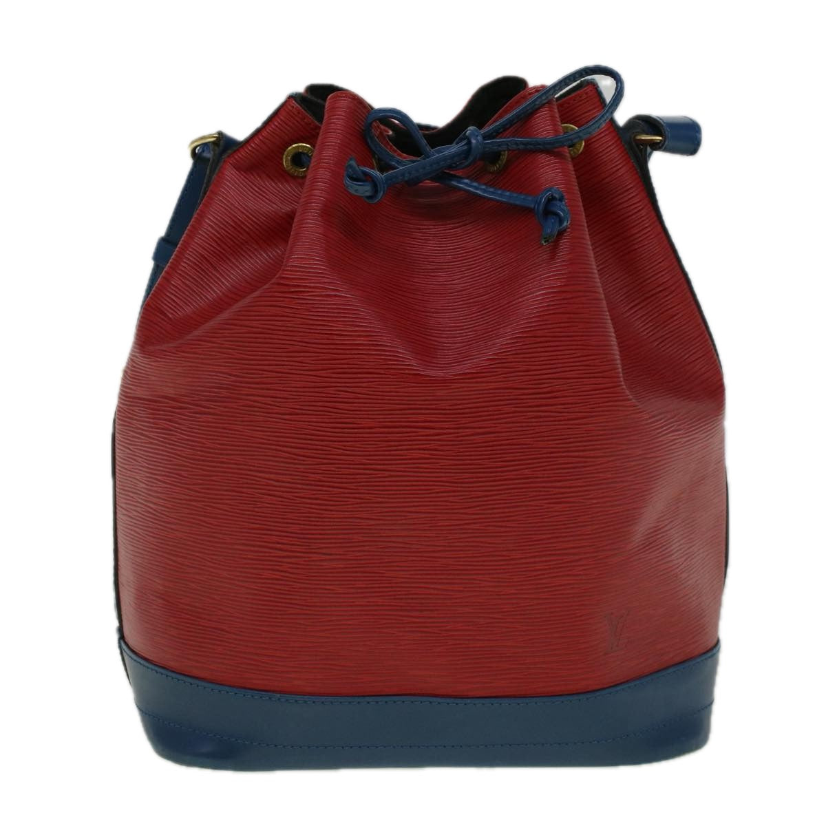 LOUIS VUITTON Epi Noe Shoulder Bag Bicolor Red Blue M44084 LV Auth 58724