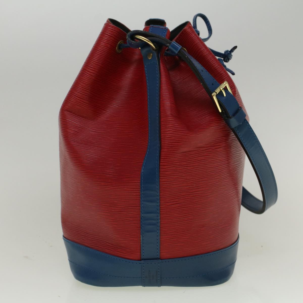 LOUIS VUITTON Epi Noe Shoulder Bag Bicolor Red Blue M44084 LV Auth 58724