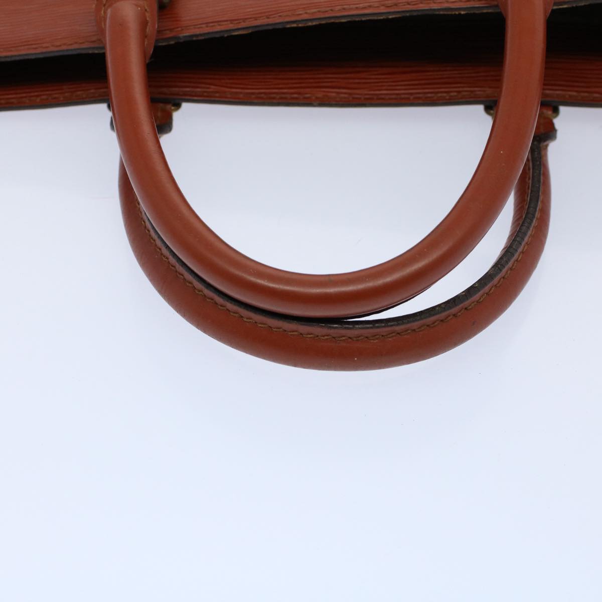 LOUIS VUITTON Epi Sac Plat Hand Bag Brown M52073 LV Auth 58729