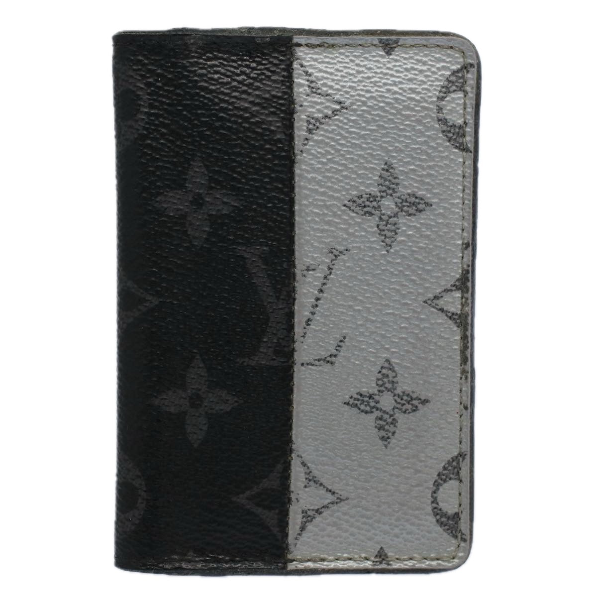 LOUIS VUITTON Eclipse Split Organizer De Poch Card Case M63021 LV Auth 58841