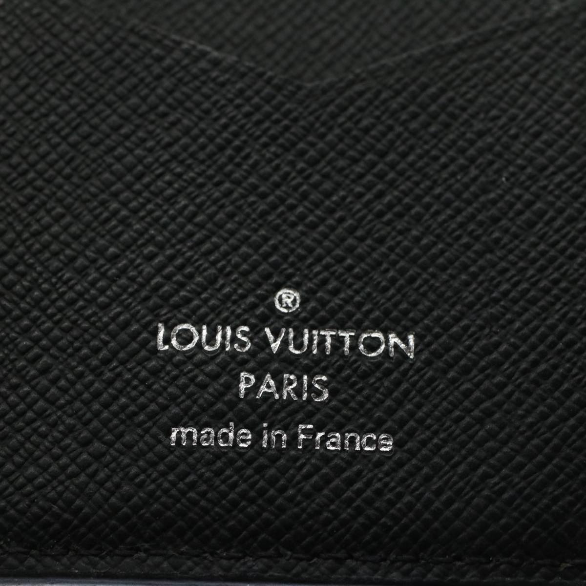 LOUIS VUITTON Eclipse Split Organizer De Poch Card Case M63021 LV Auth 58841