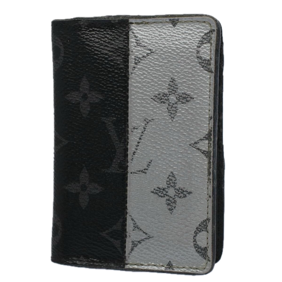 LOUIS VUITTON Eclipse Split Organizer De Poch Card Case M63021 LV Auth 58841