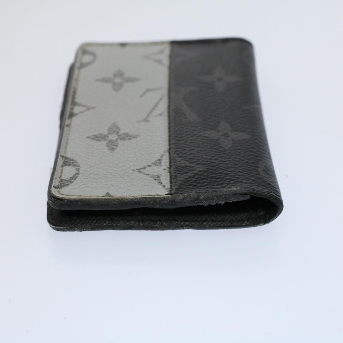 LOUIS VUITTON Eclipse Split Organizer De Poch Card Case M63021 LV Auth 58841