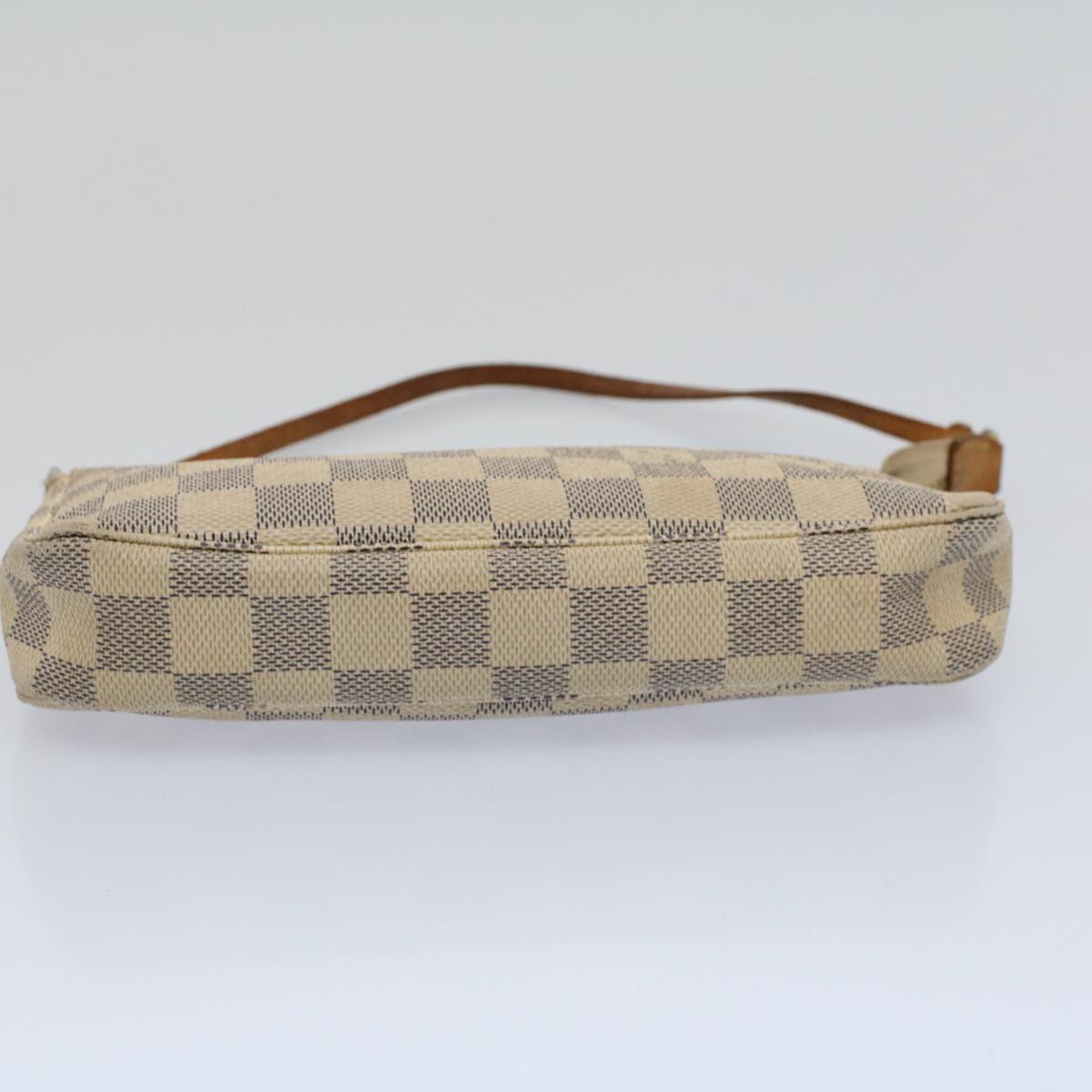 LOUIS VUITTON Damier Azur Pochette Accessoires Pouch N51986 LV Auth 58851