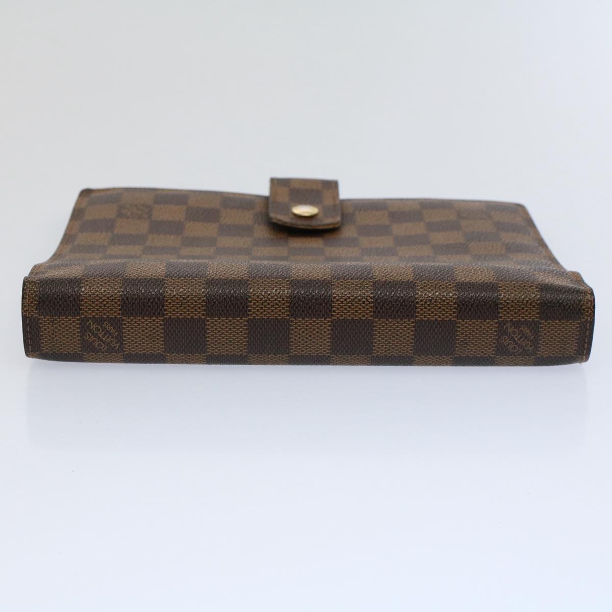 LOUIS VUITTON Damier Ebene Agenda GM Day Planner Cover R20107 LV Auth 58861