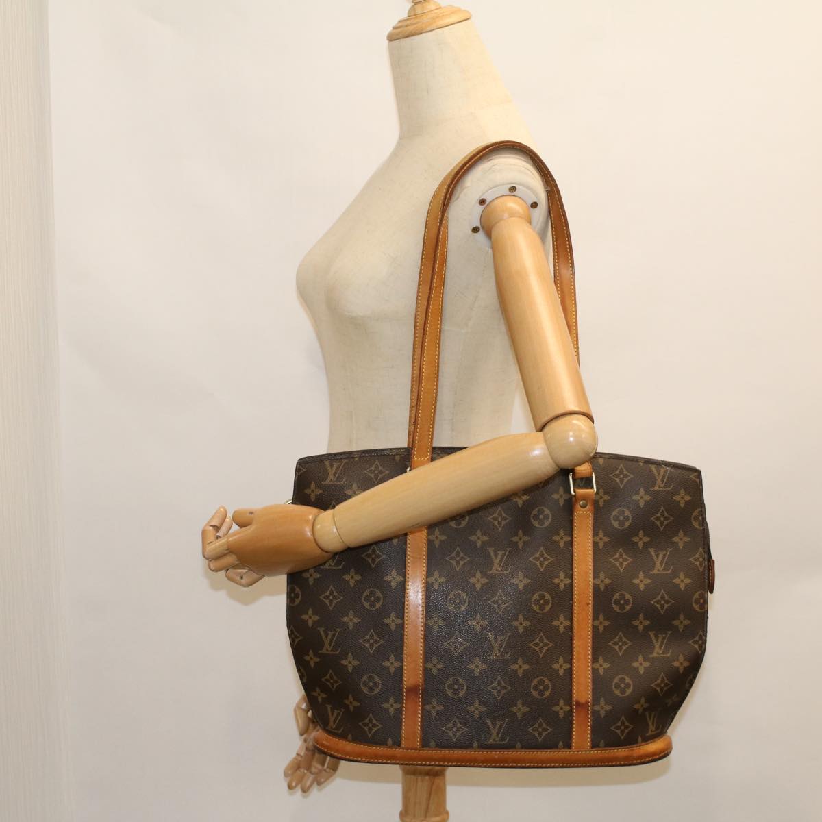 LOUIS VUITTON Monogram Babylone Tote Bag M51102 LV Auth 58884