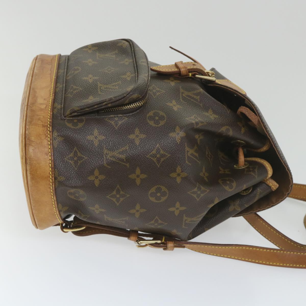 LOUIS VUITTON Monogram Montsouris MM Backpack M51136 LV Auth 58893