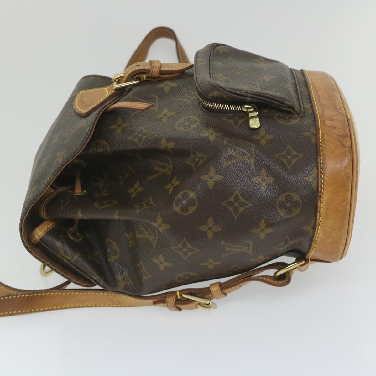 LOUIS VUITTON Monogram Montsouris MM Backpack M51136 LV Auth 58893