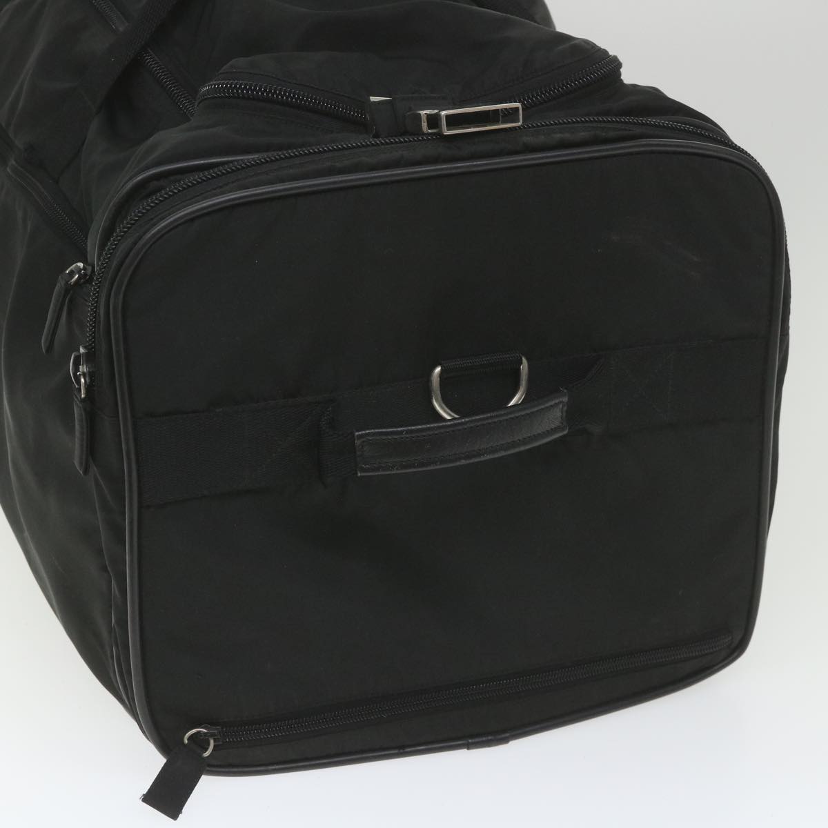 PRADA Suitcase Nylon 2way Black Auth 58919