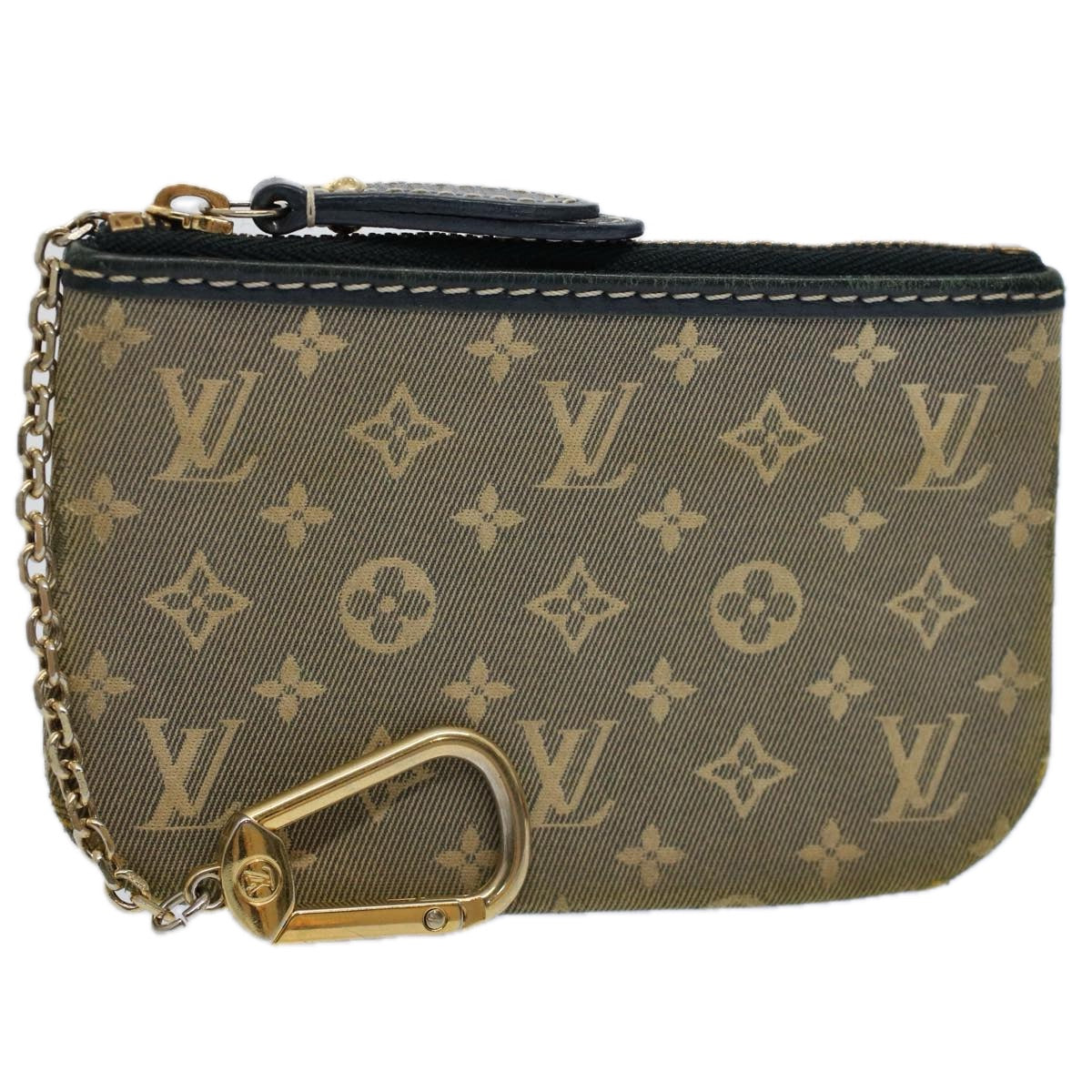 LOUIS VUITTON Monogram Idylle Pochette Cles Coin Purse M62995 LV Auth 58989