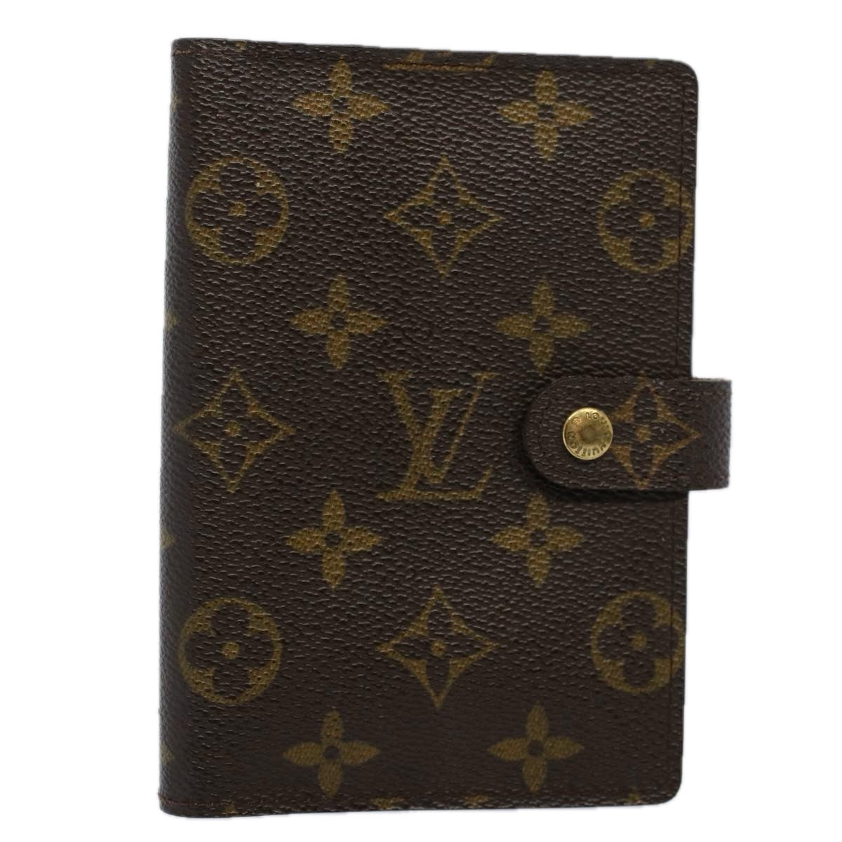 LOUIS VUITTON Monogram Agenda PM Day Planner Cover R20005 LV Auth 59005