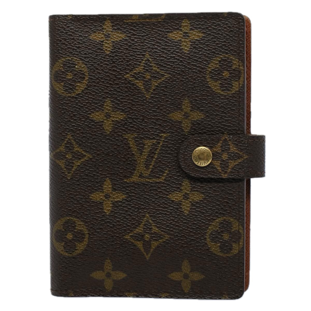 LOUIS VUITTON Monogram Agenda PM Day Planner Cover R20005 LV Auth 59005