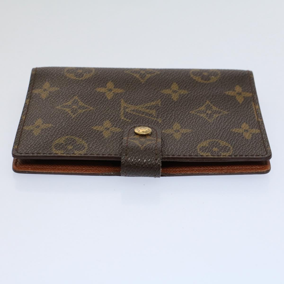 LOUIS VUITTON Monogram Agenda PM Day Planner Cover R20005 LV Auth 59005