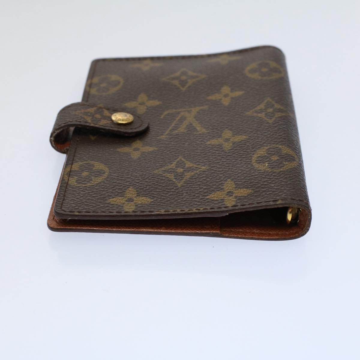 LOUIS VUITTON Monogram Agenda PM Day Planner Cover R20005 LV Auth 59005