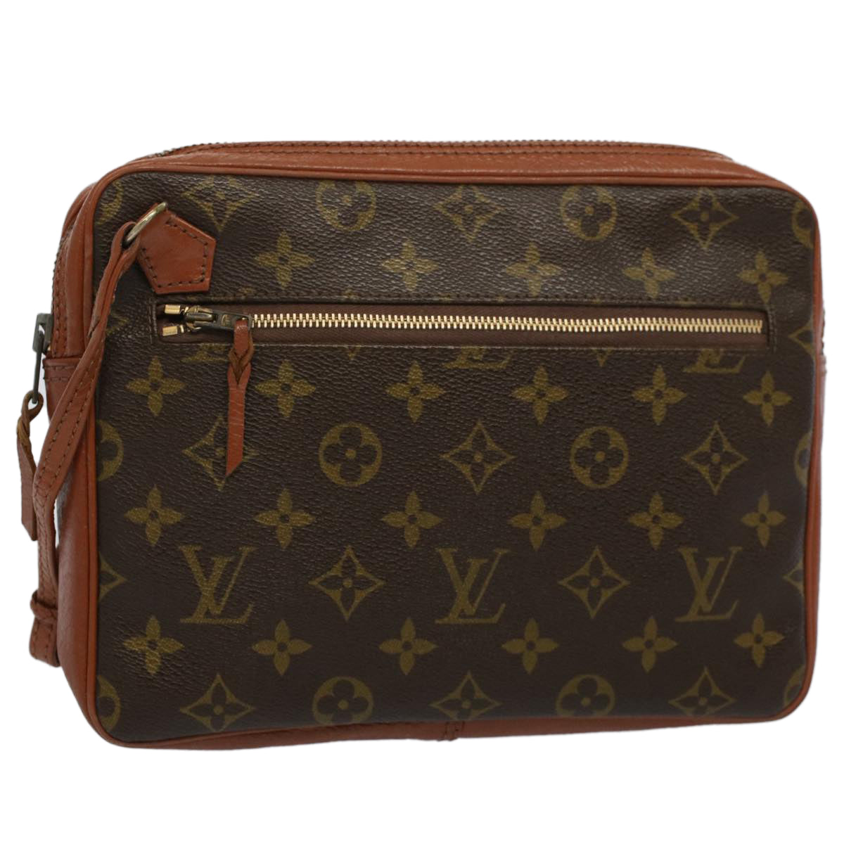 LOUIS VUITTON Monogram Pochette Sports Clutch Bag No.183 LV Auth 59015