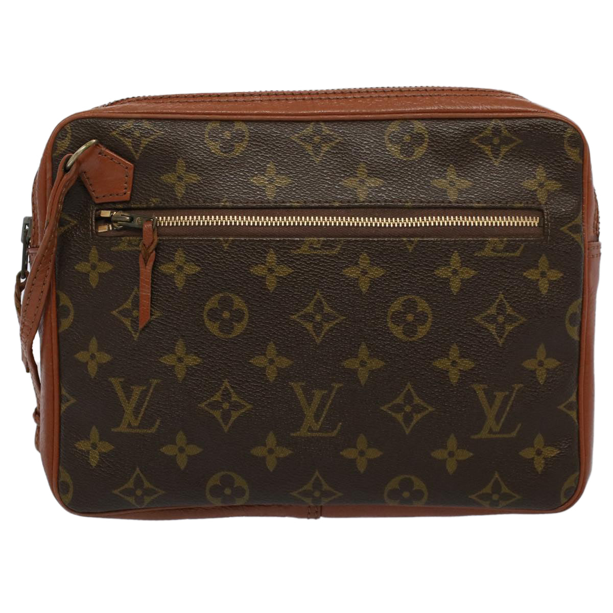 LOUIS VUITTON Monogram Pochette Sports Clutch Bag No.183 LV Auth 59015