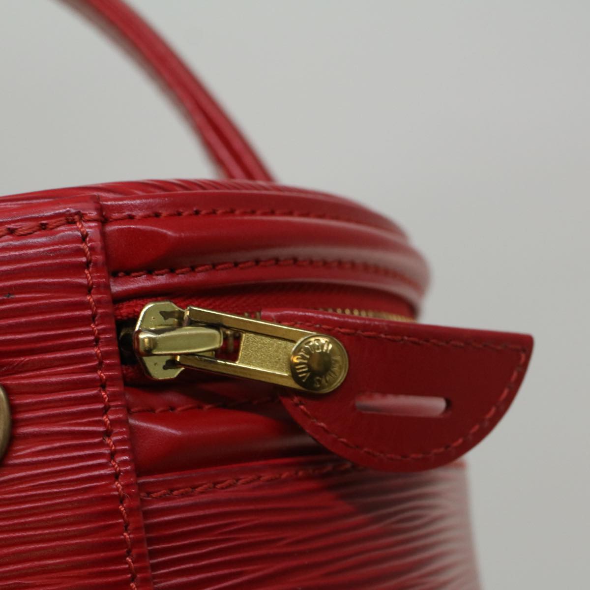 LOUIS VUITTON Epi Cannes Hand Bag Red M48037 LV Auth 59078