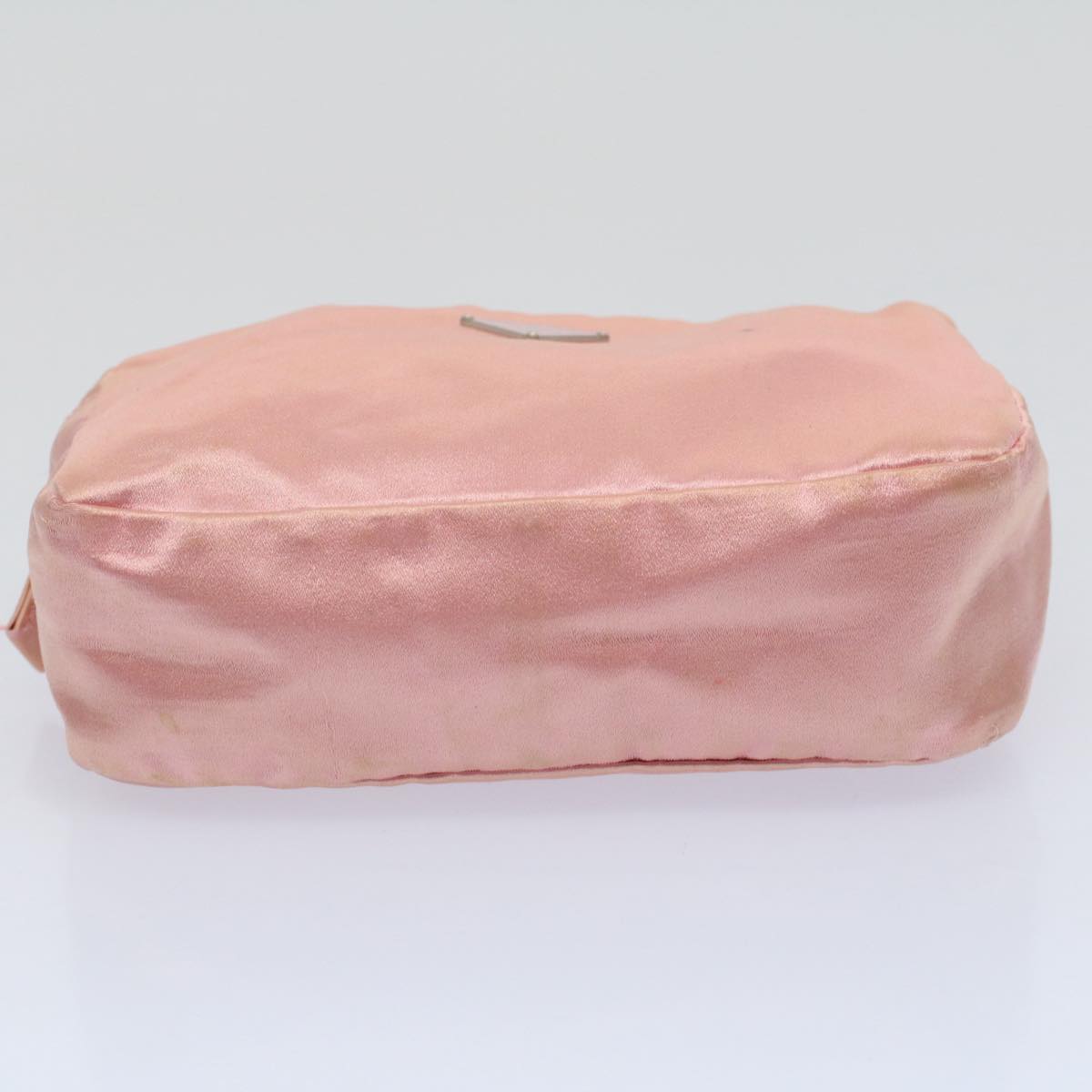 PRADA Pouch Satin Pink Auth 59089