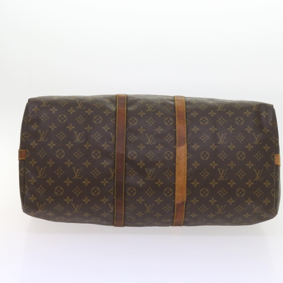 LOUIS VUITTON Monogram Keepall Bandouliere 55 Boston Bag M41414 LV Auth 59207