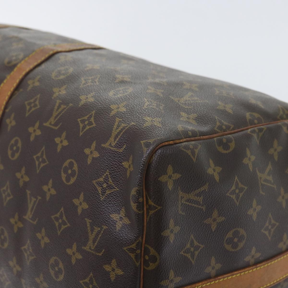 LOUIS VUITTON Monogram Keepall Bandouliere 55 Boston Bag M41414 LV Auth 59207