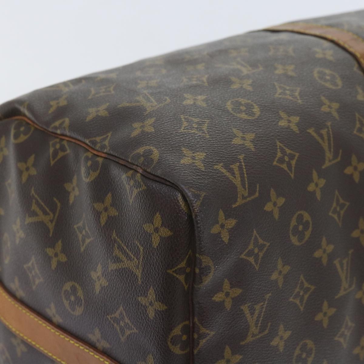 LOUIS VUITTON Monogram Keepall Bandouliere 55 Boston Bag M41414 LV Auth 59207