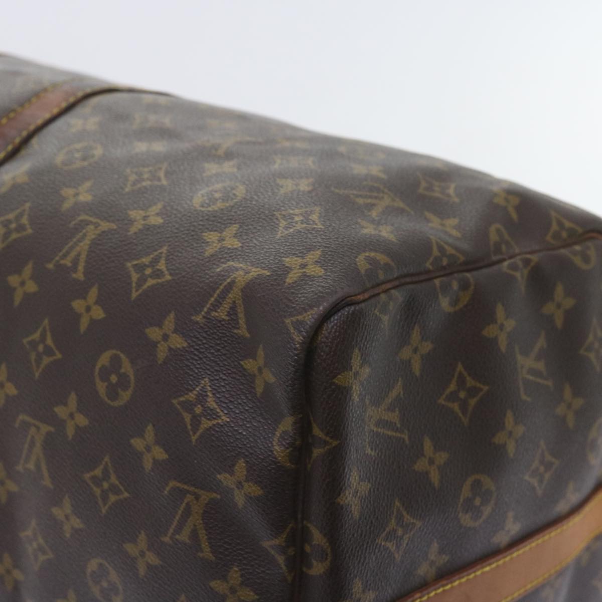 LOUIS VUITTON Monogram Keepall Bandouliere 55 Boston Bag M41414 LV Auth 59207