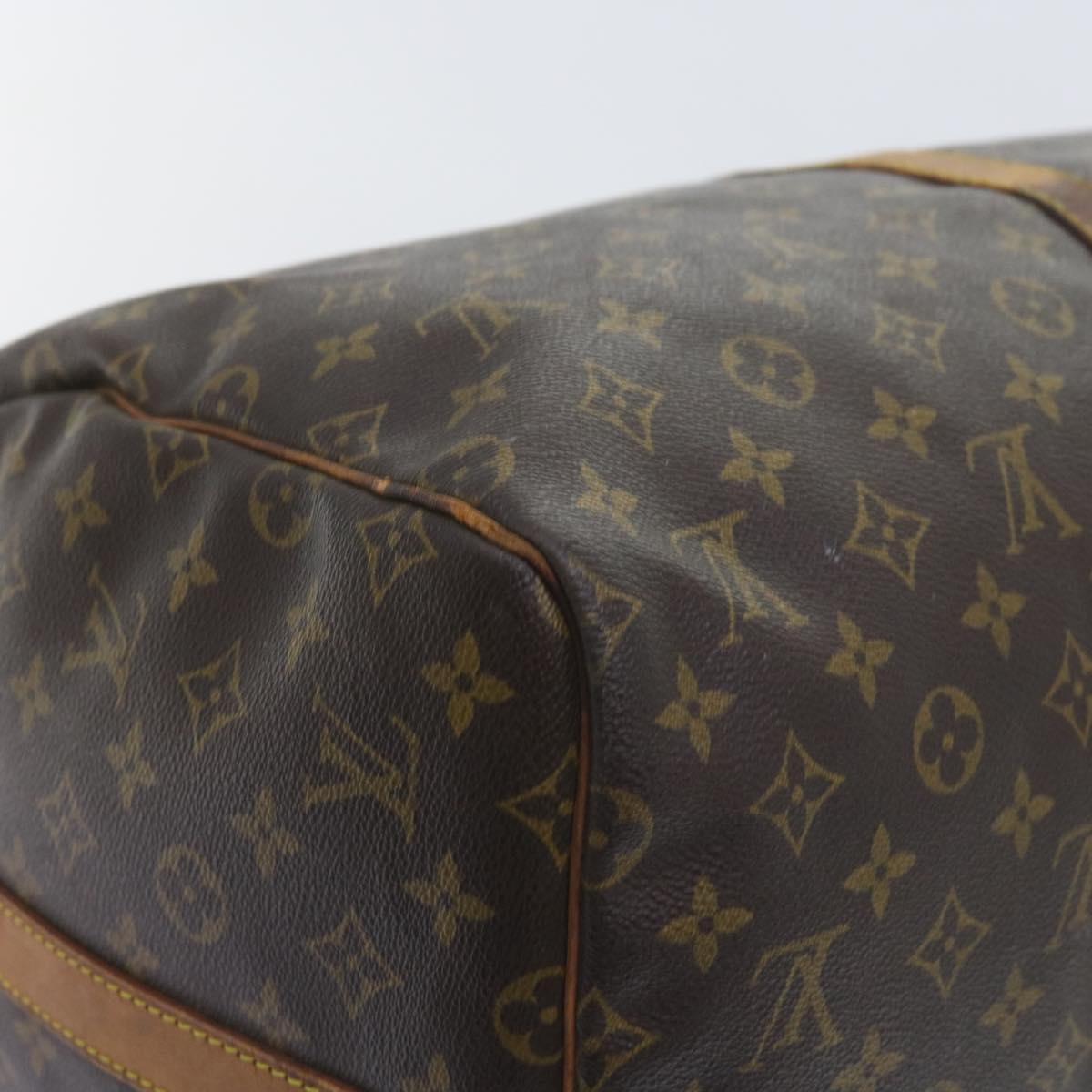 LOUIS VUITTON Monogram Keepall Bandouliere 55 Boston Bag M41414 LV Auth 59207