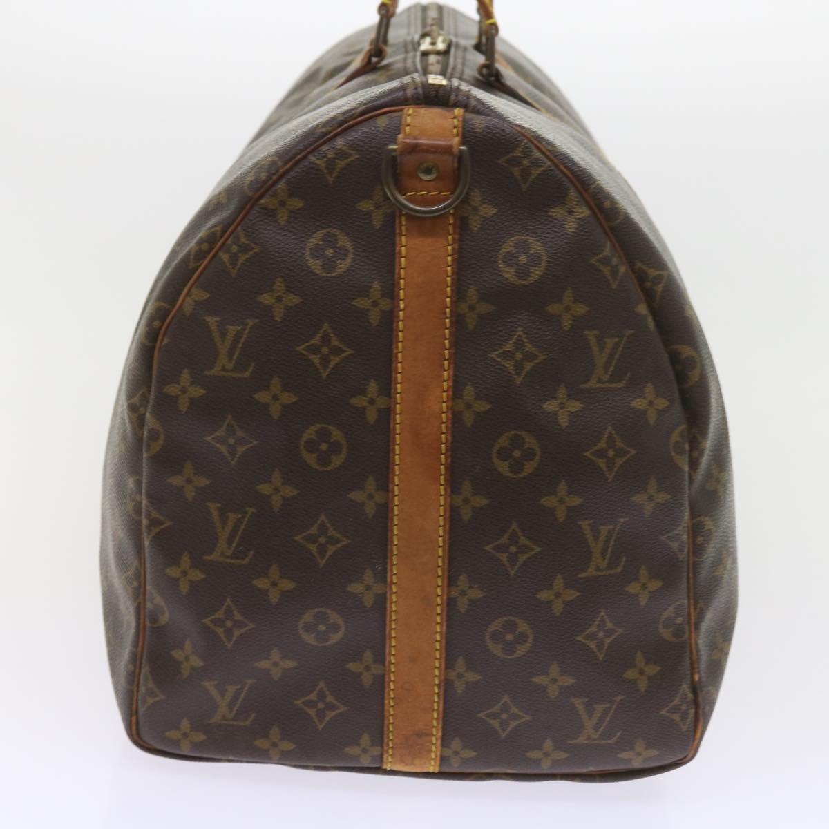 LOUIS VUITTON Monogram Keepall Bandouliere 55 Boston Bag M41414 LV Auth 59207