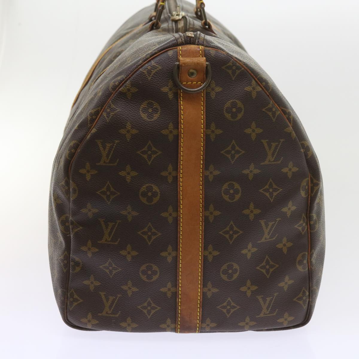 LOUIS VUITTON Monogram Keepall Bandouliere 55 Boston Bag M41414 LV Auth 59207