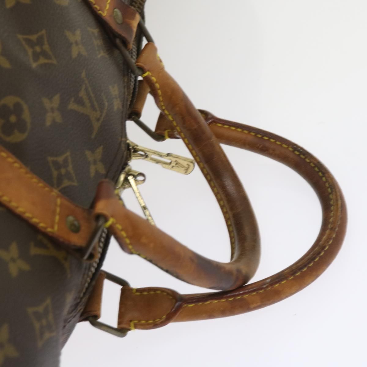 LOUIS VUITTON Monogram Keepall Bandouliere 55 Boston Bag M41414 LV Auth 59207