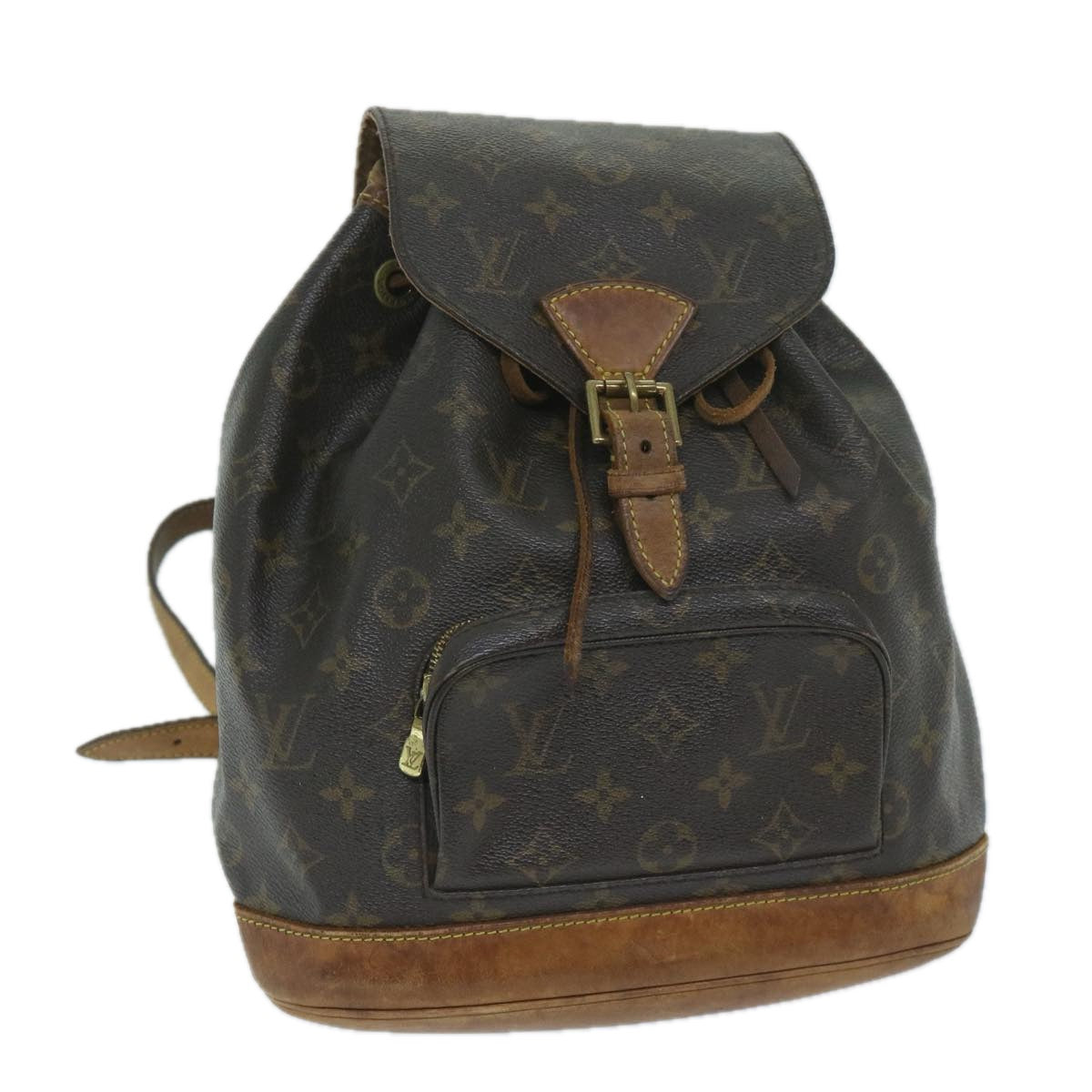 LOUIS VUITTON Monogram Montsouris MM Backpack M51136 LV Auth 59422