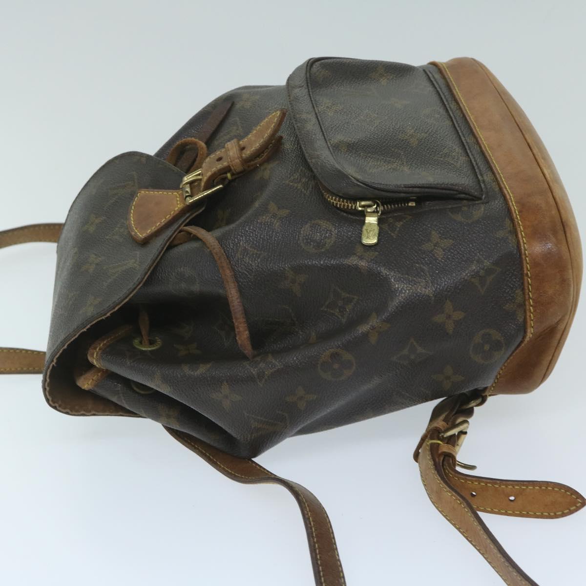 LOUIS VUITTON Monogram Montsouris MM Backpack M51136 LV Auth 59422