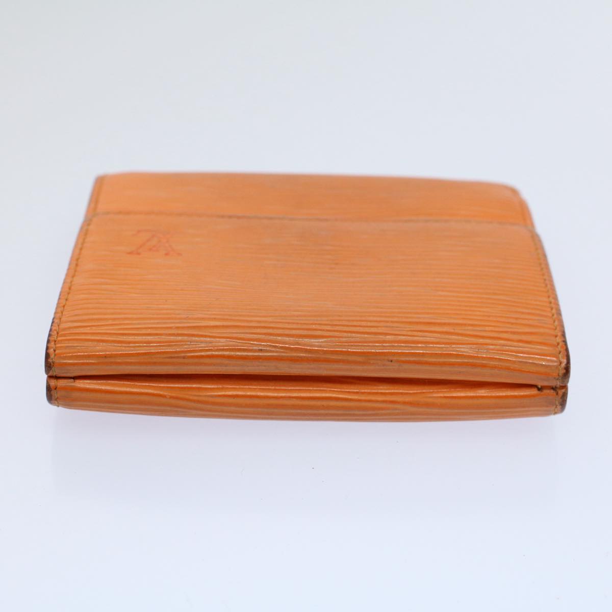 LOUIS VUITTON Epi Portefeuille Elise Wallet Orange Mandarin M6348H LV Auth 59597