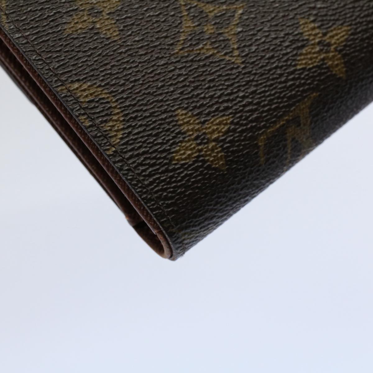 LOUIS VUITTON Monogram Porte Tresor Etui Papie Wallet M61202 LV Auth 59598