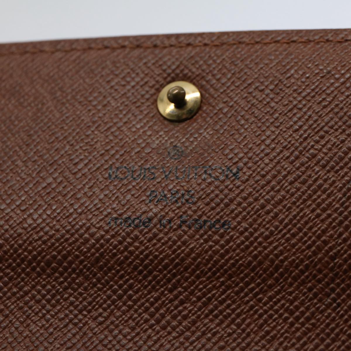 LOUIS VUITTON Monogram Porte Tresor Etui Papie Wallet M61202 LV Auth 59598