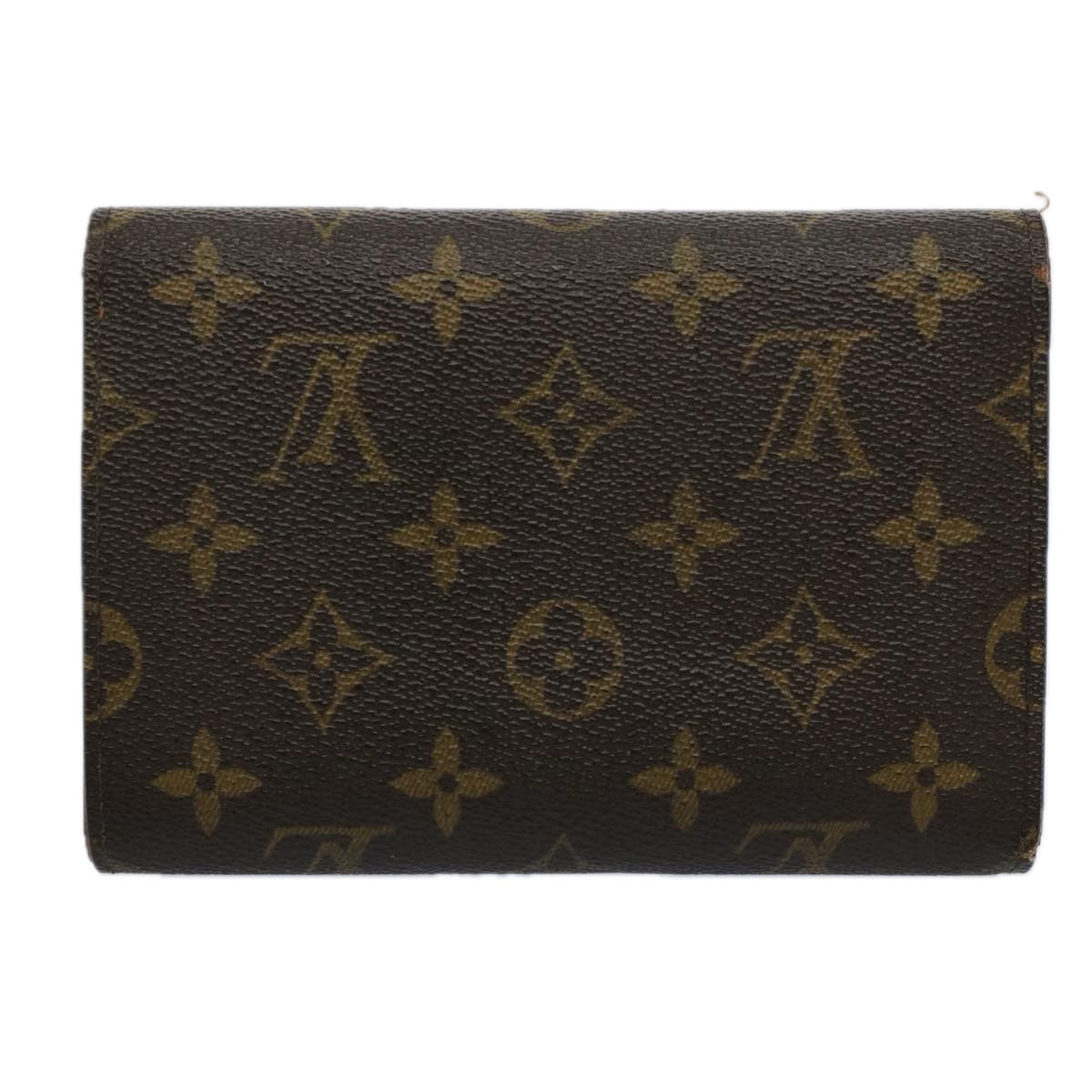 LOUIS VUITTON Monogram Porte Tresor Etui Papie Wallet M61202 LV Auth 59598