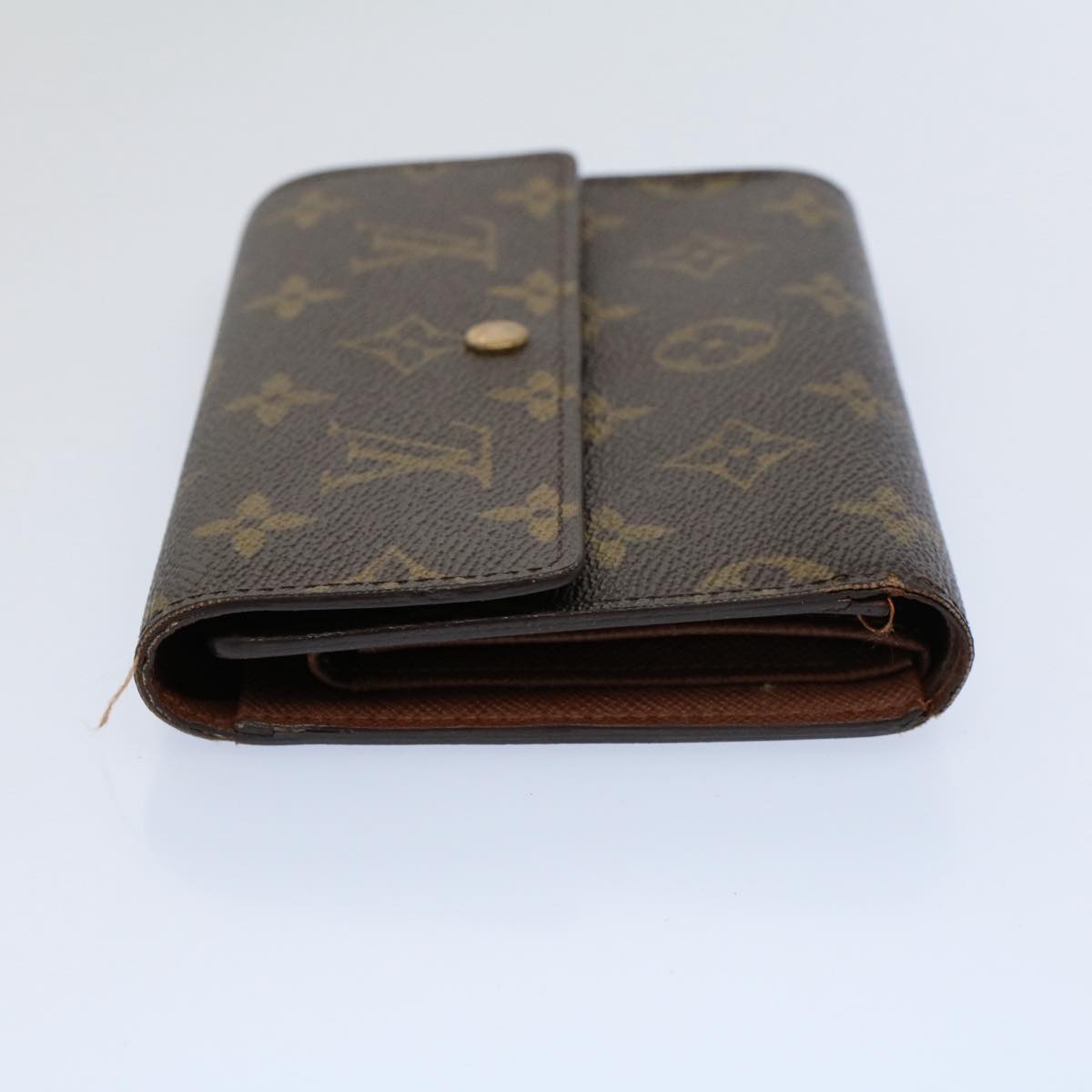 LOUIS VUITTON Monogram Porte Tresor Etui Papie Wallet M61202 LV Auth 59598