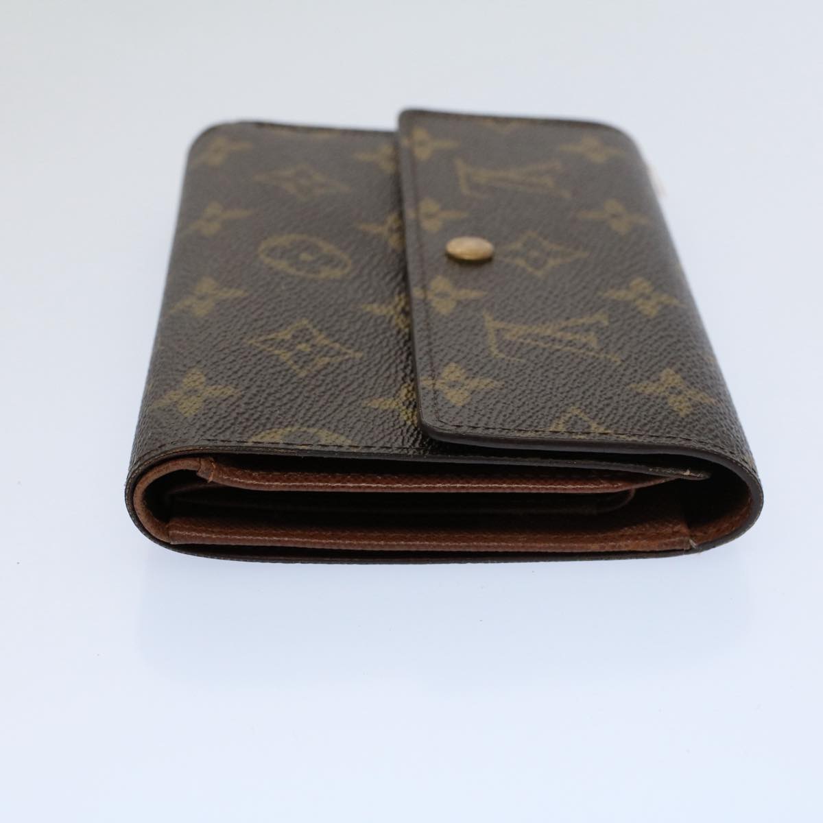 LOUIS VUITTON Monogram Porte Tresor Etui Papie Wallet M61202 LV Auth 59598