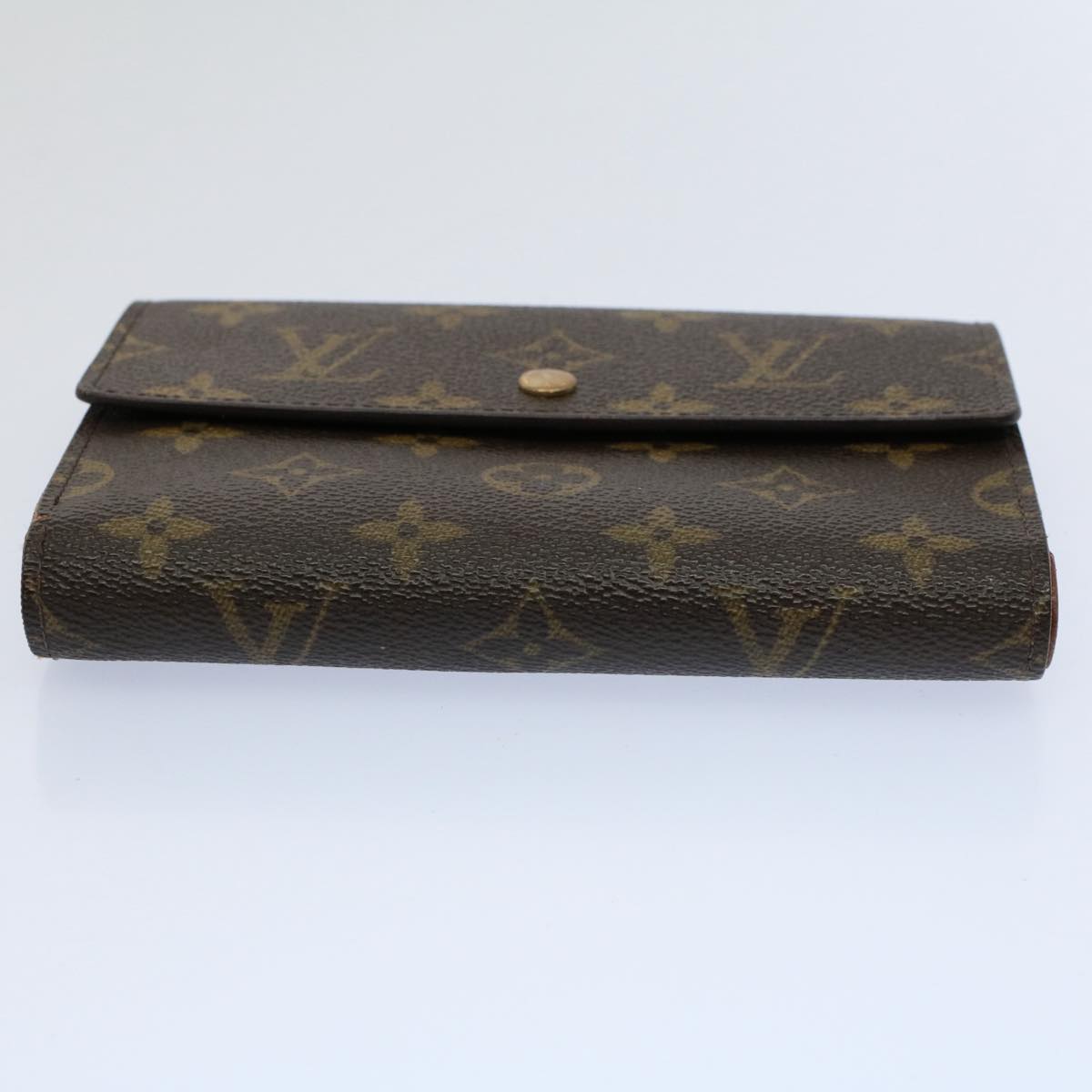 LOUIS VUITTON Monogram Porte Tresor Etui Papie Wallet M61202 LV Auth 59598