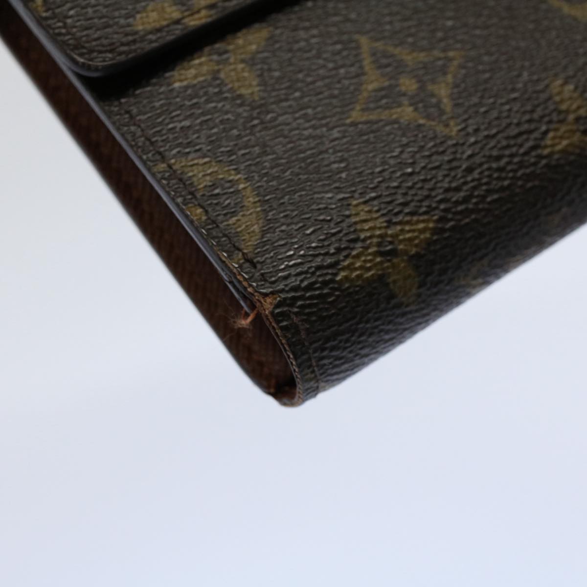 LOUIS VUITTON Monogram Porte Tresor Etui Papie Wallet M61202 LV Auth 59598