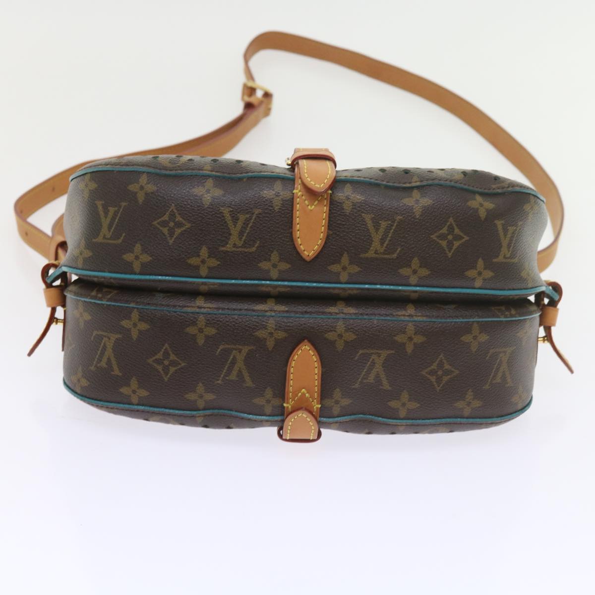 LOUIS VUITTON Monogram Perfo Saumur 30 Shoulder Bag M93998 LV Auth 59612SAV