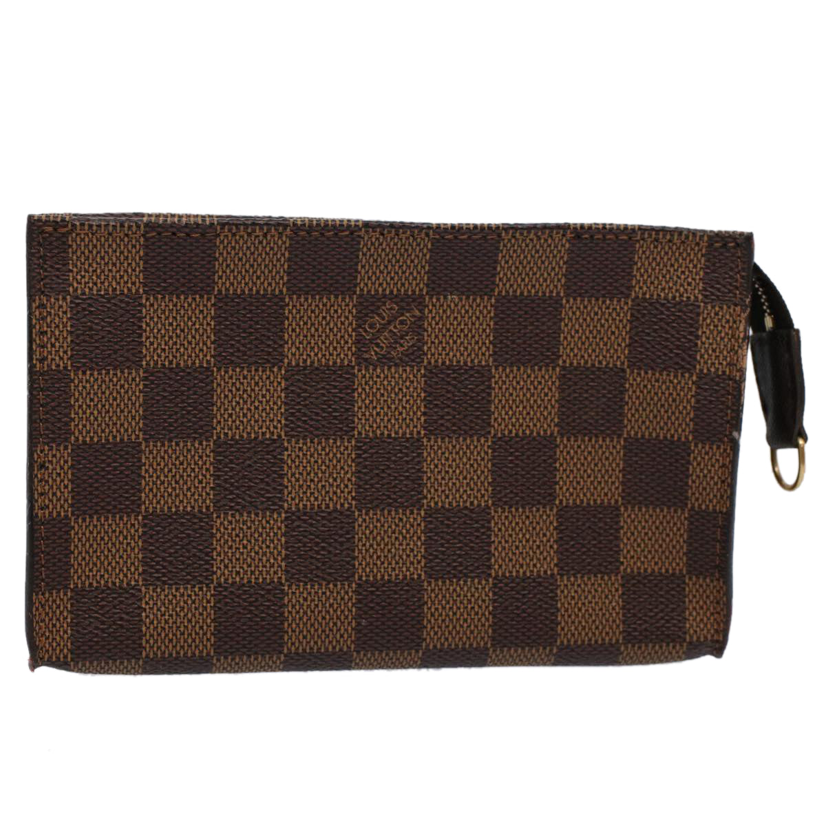 LOUIS VUITTON Damier Ebene Marais Pouch LV Auth 59761