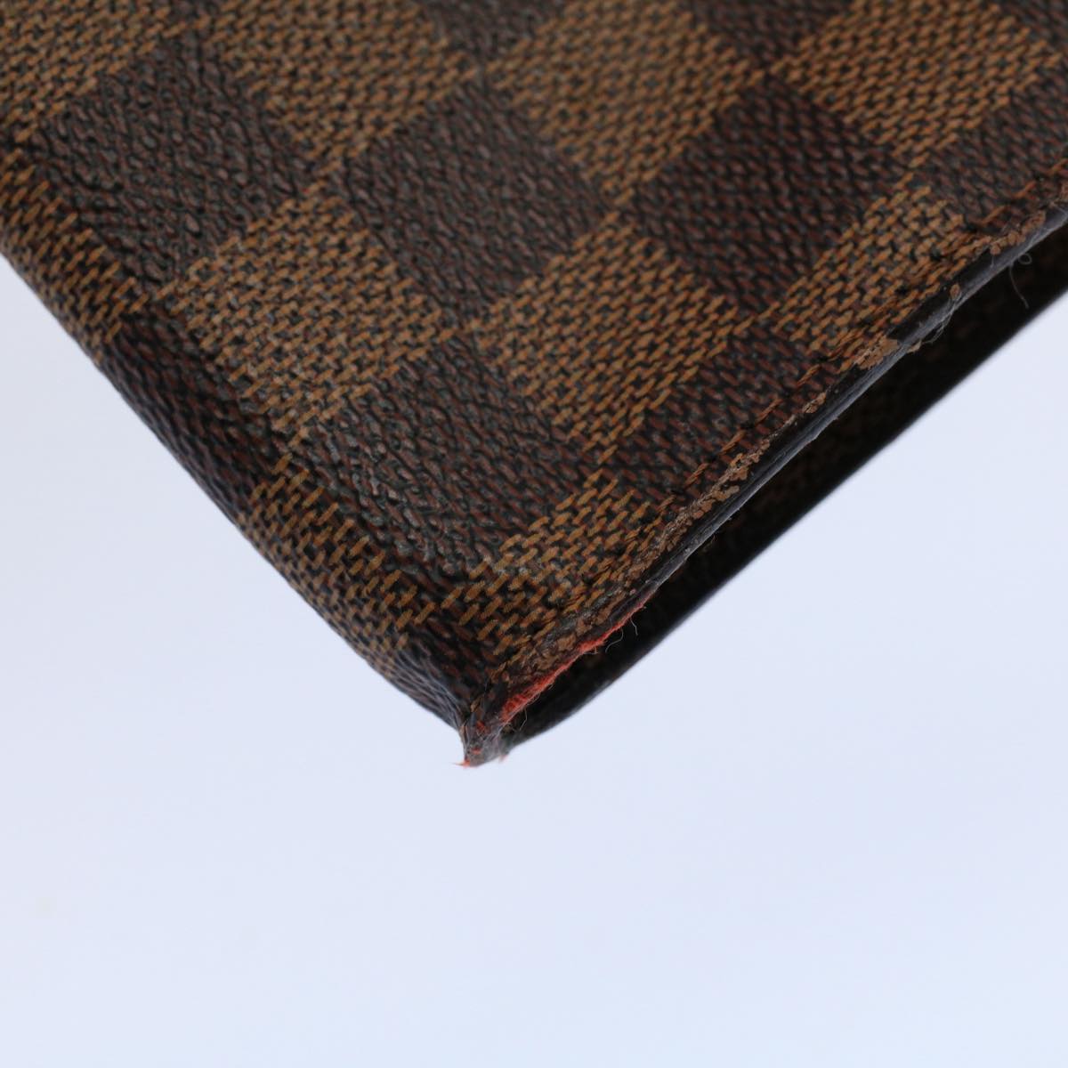 LOUIS VUITTON Damier Ebene Marais Pouch LV Auth 59761