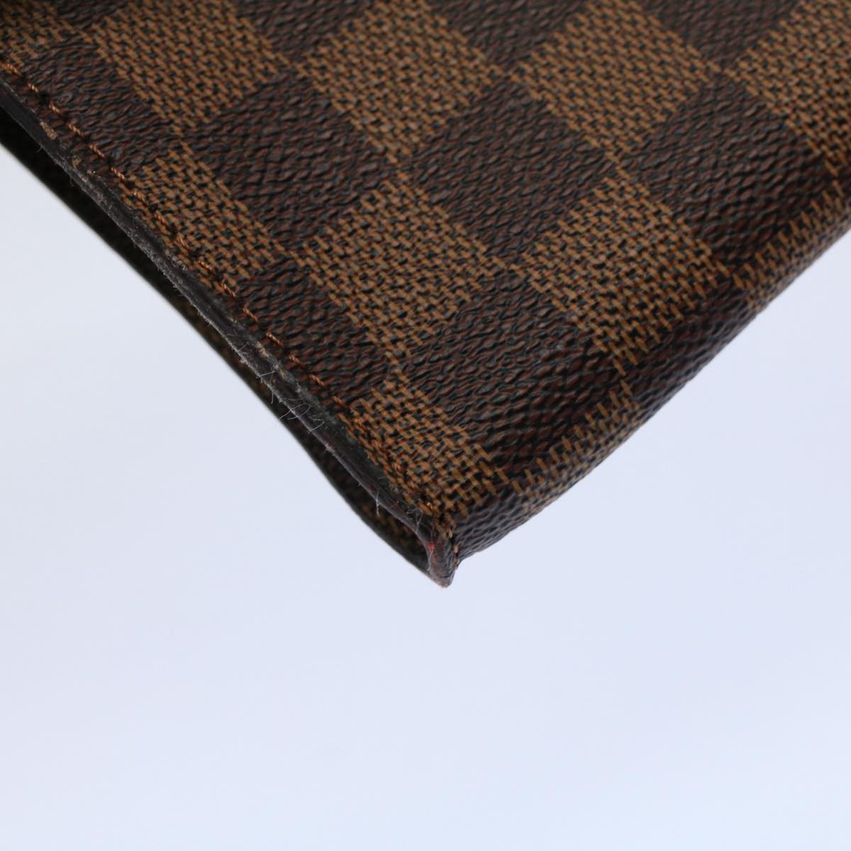 LOUIS VUITTON Damier Ebene Marais Pouch LV Auth 59761