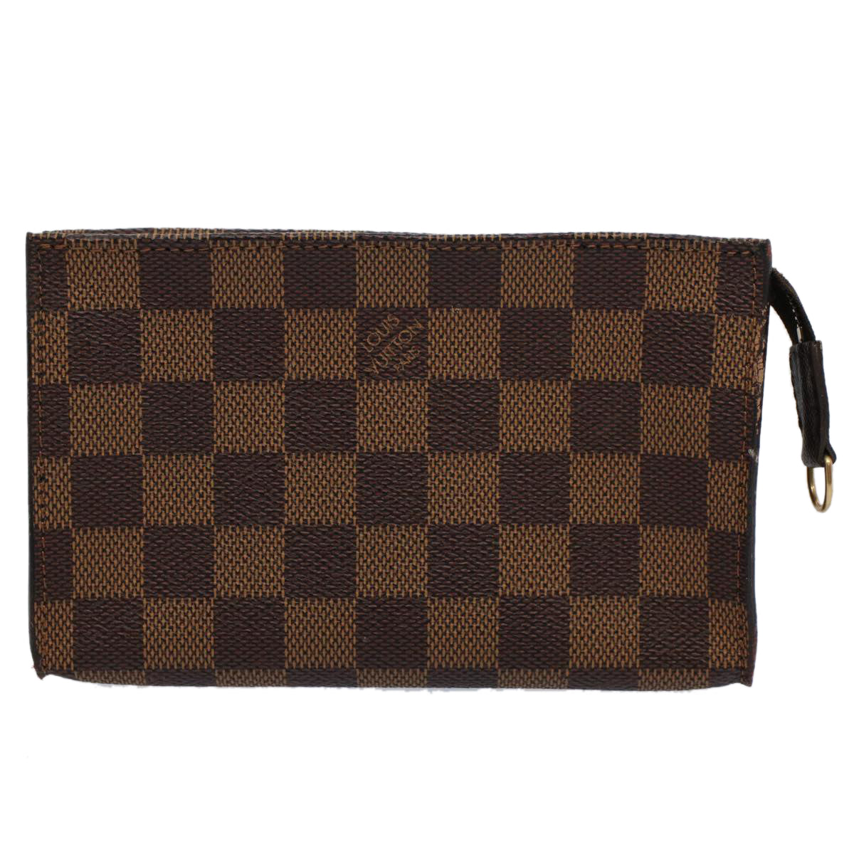 LOUIS VUITTON Damier Ebene Marais Pouch LV Auth 59761