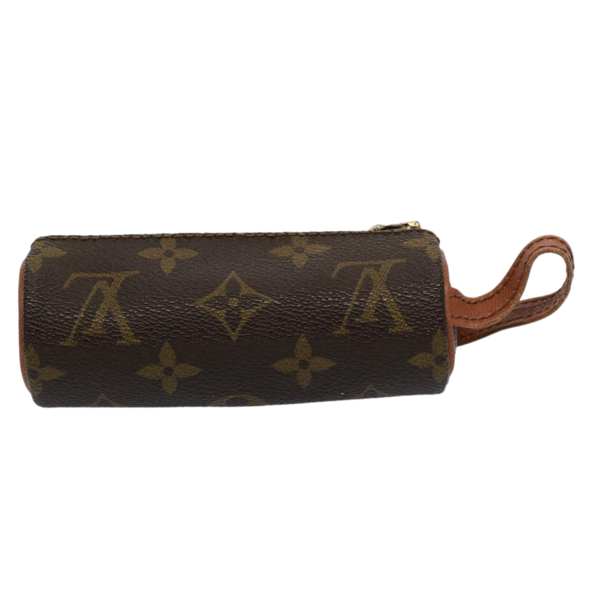 LOUIS VUITTON Monogram Etui 3 Ball de Golf Pouch M58249 LV Auth 59938