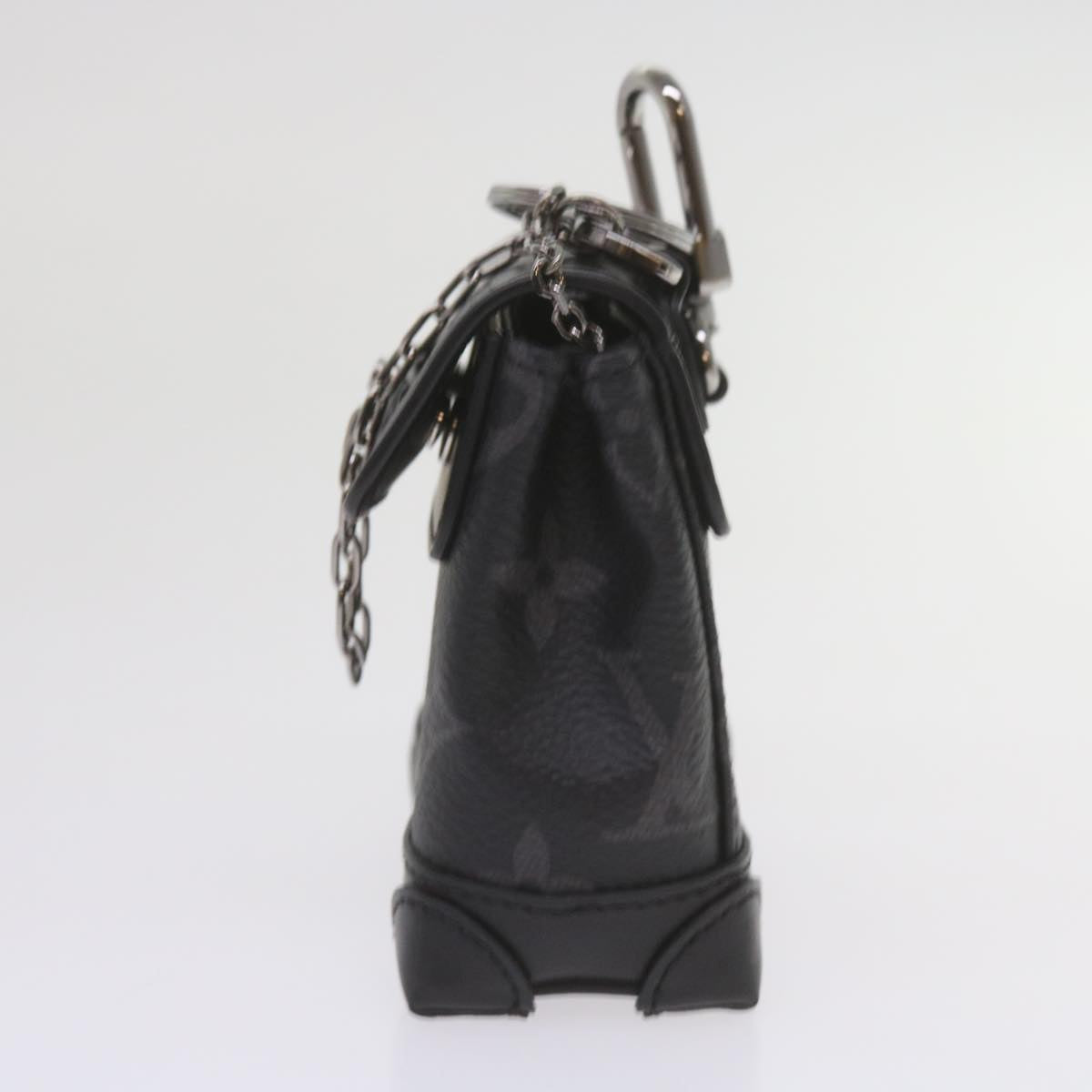 LOUIS VUITTON Monogram Eclipse Mini Steamer Pouch M00340 LV Auth 60001SM