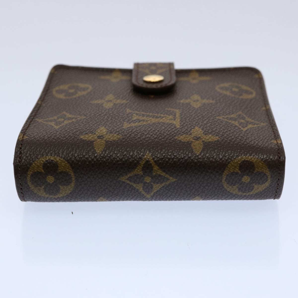 LOUIS VUITTON Monogram Compact Zip Wallet M61667 LV Auth 60039A